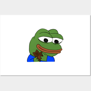 pepe teddy bear Posters and Art